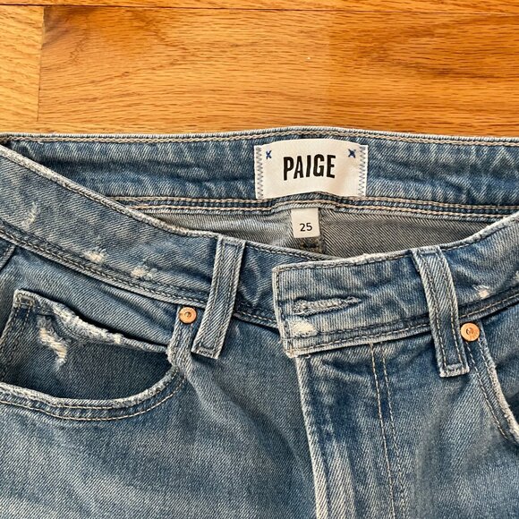 PAIGE Sarah High-Rise Straight-Leg Jeans - Picture 9 of 9